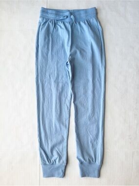 New Boys Lightweight Organic Cotton Sweatpants / Joggers in Light Blue NWT